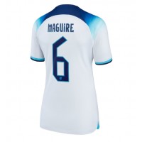 England Harry Maguire #6 Replika Hemmatröja Dam VM 2022 Kortärmad